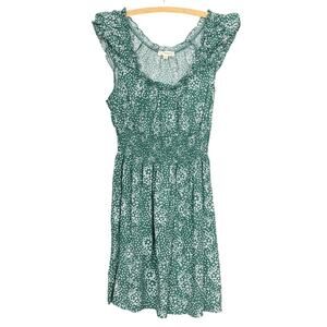 Women's Mint Green Sleeveless PacSun LA-Hearts Floral Mini Dress - Size Medium